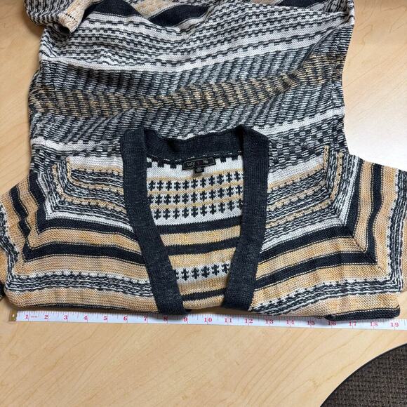 NWOT Lety & Me Colorblock Knit Long Sleeve Midi Cardigan Duster Stitch Fix XS - Picture 9 of 11